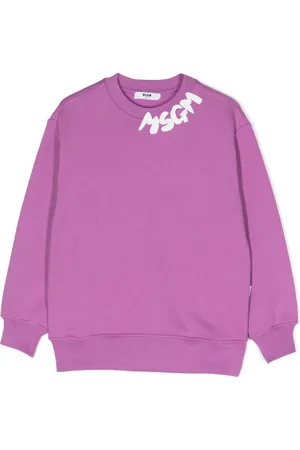 Msgm Sweat en coton à logo imprimé