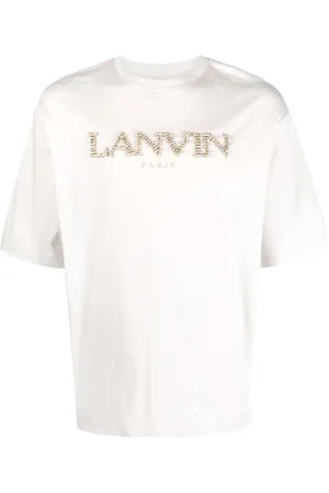 Lanvin T-shirt en coton à logo brodé