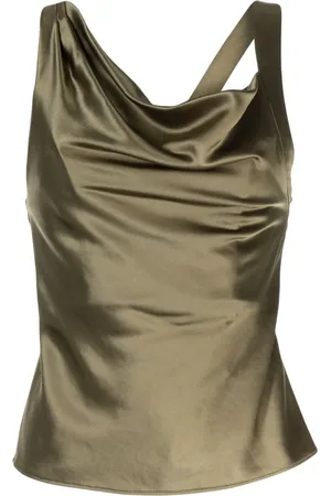 Acler Blouse Giles à fini satiné