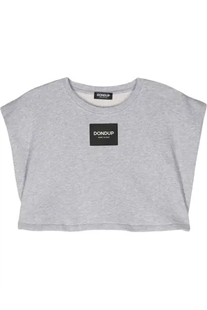 Dondup Haut crop à patch logo