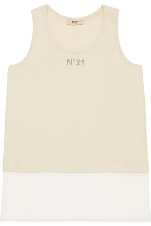 Nº21 Débardeur à logo brodé