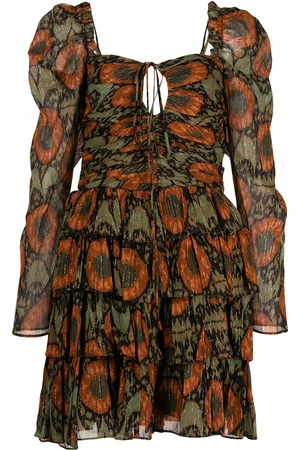 ULLA JOHNSON Robe Naiya à imprimé abstrait
