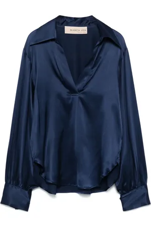 BLANCA Blouse à lien de resserrage
