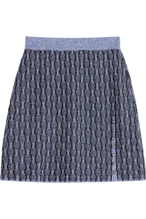 Lanvin Minijupe en maille intarsia