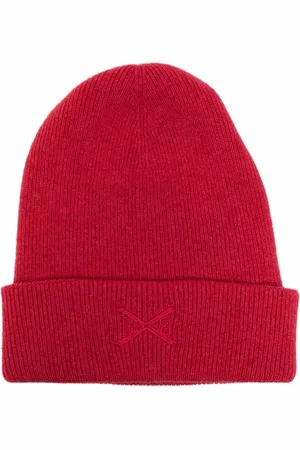 Barrie Bonnet en cachemire à broderies
