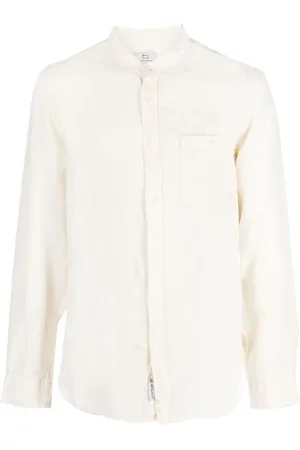 Woolrich Chemise en lin à manches longues