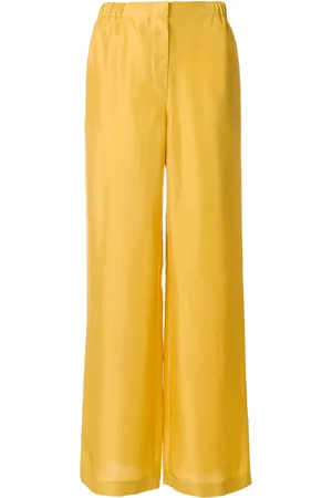 Alberta Ferretti Pantalon palazzo à taille haute