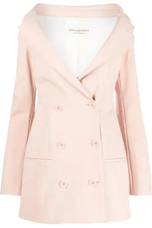 Serafini Blazer croisé à épaules dénudées