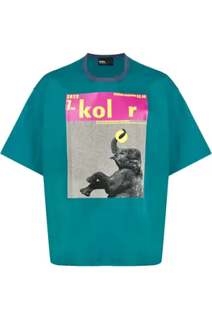 Kolor T-shirt en coton à imprimé graphique