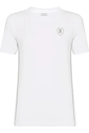Brunello Cucinelli T-shirt à patch logo