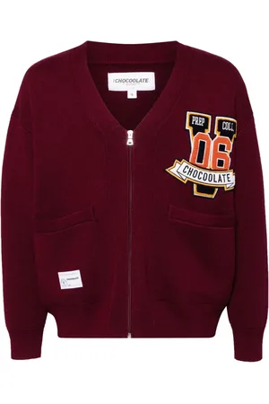 Chocoolate Veste de sport zippée à patch logo