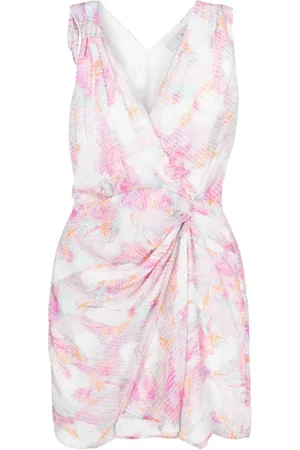 IRO Robe courte Fredja à imprimé graphique