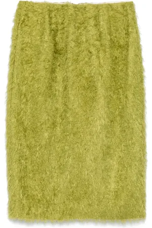 Carven Jupe mi-longue à effet brossé