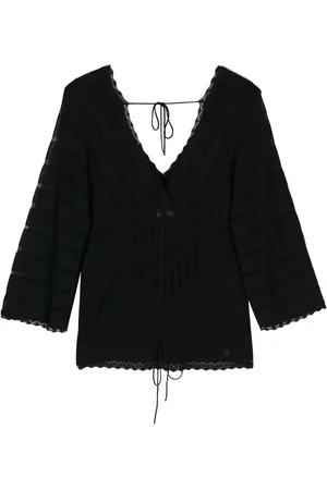 CHANEL Blouse à col v (2001)