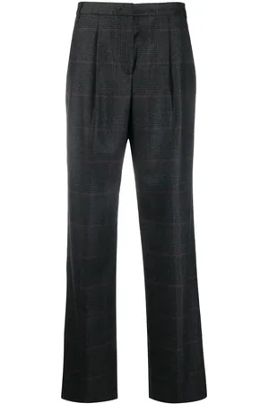 Aspesi Pantalon ample à carreaux