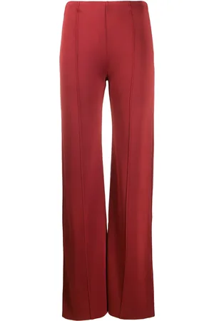 VALENTINO GARAVANI Pantalon évasé à détails de coutures