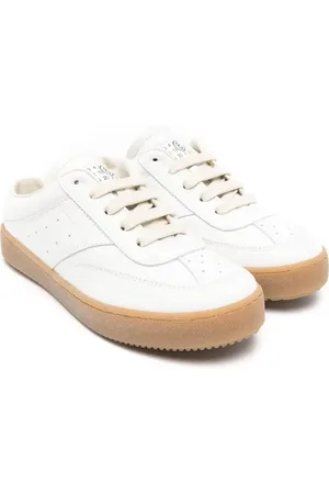 Maison Margiela Baskets en cuir à logo embossé