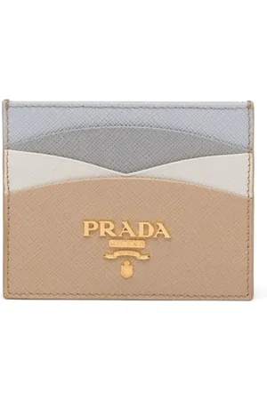 Prada Porte-cartes en cuir Saffiano