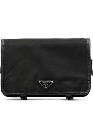Prada Trousse de toilette à logo triangle