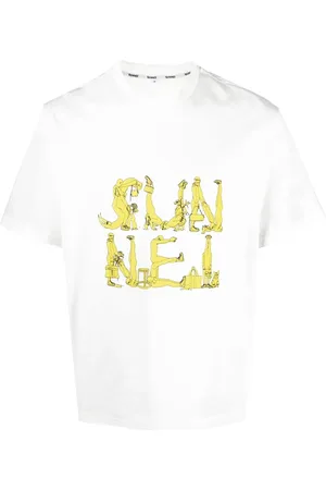 SUNNEI T-shirt en coton à logo imprimé