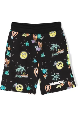 BARROW Short de sport à imprimé graphique
