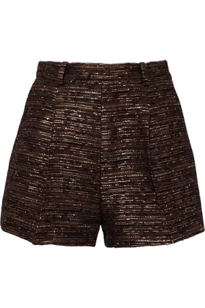 DICE KAYEK Short en tweed à coupe courte