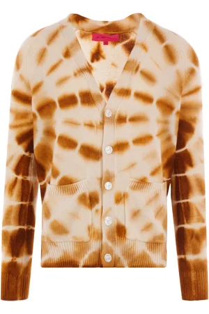 THE ELDER STATESMAN Cardigan Web Flare