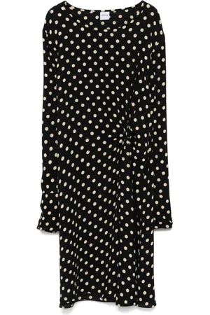 Aspesi Robe mi-longue à pois