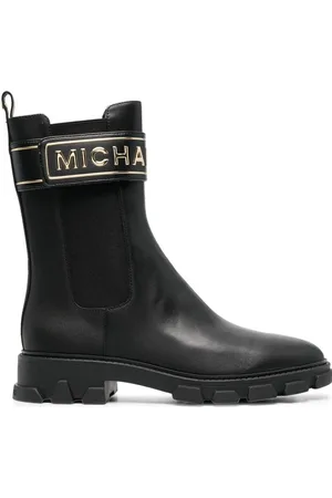 Michael Kors Bottes en cuir à logo embossé