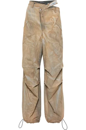 ANDREADAMO Jean cargo à taille haute