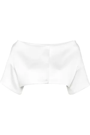 P.A.R.O.S.H. Veste crop à épaules dénudées