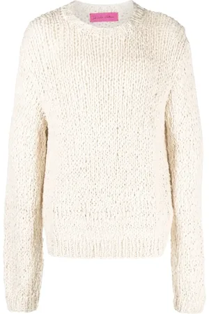 THE ELDER STATESMAN Pull en maille ajourée à manches longues