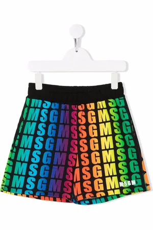 Msgm Short à logo imprimé