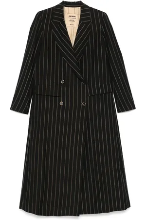 UMA WANG Manteau à rayures