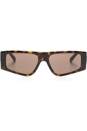 Dolce & Gabbana Lunettes de soleil DG Crossed à monture rectangulaire