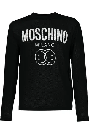 Moschino Pull en coton à logo imprimé