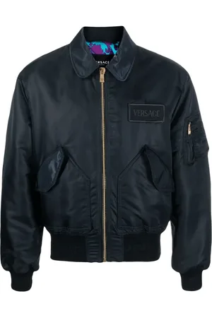 VERSACE Veste bomber à patch logo