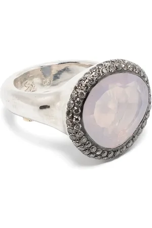ROSA MARIA Bague en sterling sertie de quartz