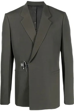 Givenchy Blazer en laine à détail de boucle U-Lock