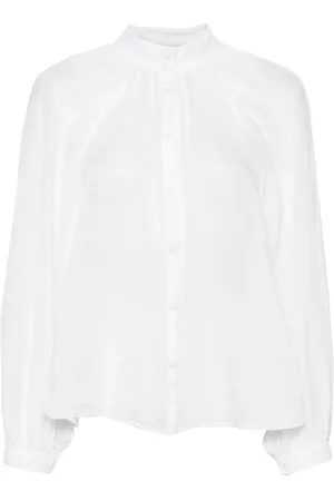 FORTE FORTE Manteau-chemise à design sans col