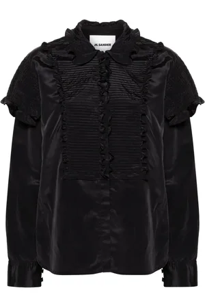 Jil Sander Blouse boutonnée à volants