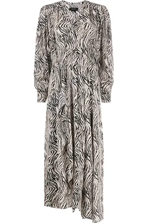 Isabel Marant Robe mi-longue à imprimé zèbre