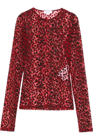 Alexander McQueen Haut à motif léopard