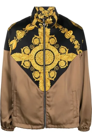 VERSACE Veste zippée à empiècement Barocco
