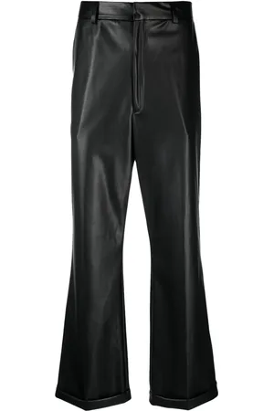 ERALDO Pantalon évasé rayé à taille haute
