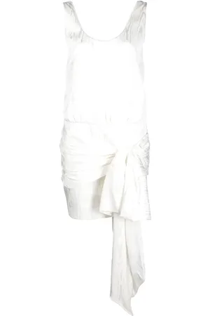 Serafini Robe courte à design asymétrique