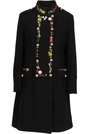 Moschino Manteau à fleurs brodées (2000)