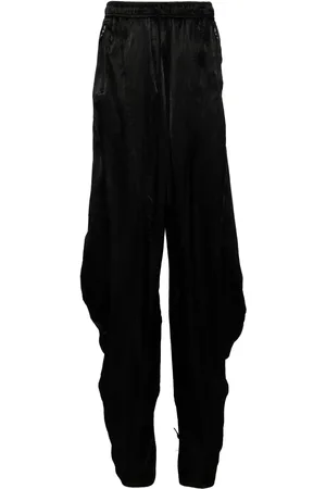 JULIUS Pantalon fuselé à taille à lien de resserrage
