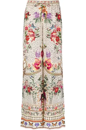 Camilla Pantalon évasé à fleurs