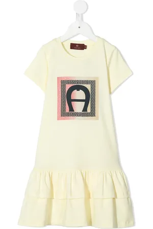 Aigner Robe volantée à manches courtes